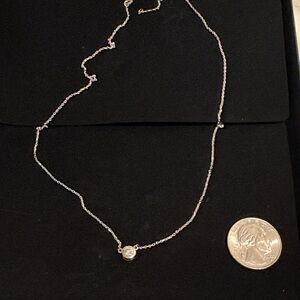 Elegant white gold diamond Necklace